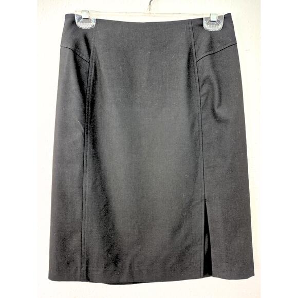 Vntg The Limited Skirt Sz S Black Straight Stretch Career Office Siren Classic - Picture 1 of 8